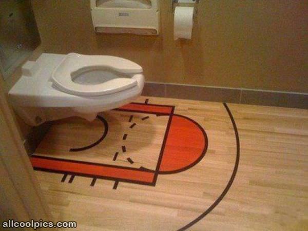 Basketball Bathroom