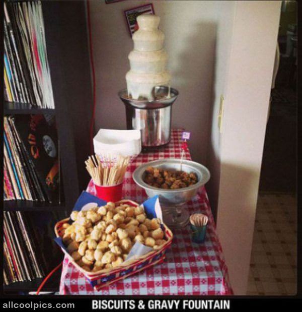 Biscuits And Gravy Fountain