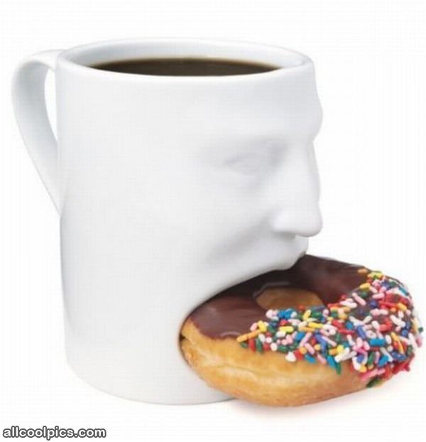 Coffee And Donut Cup