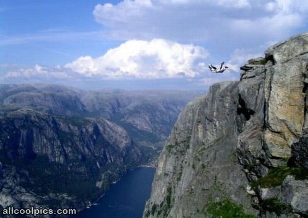 Cool Base Jumping