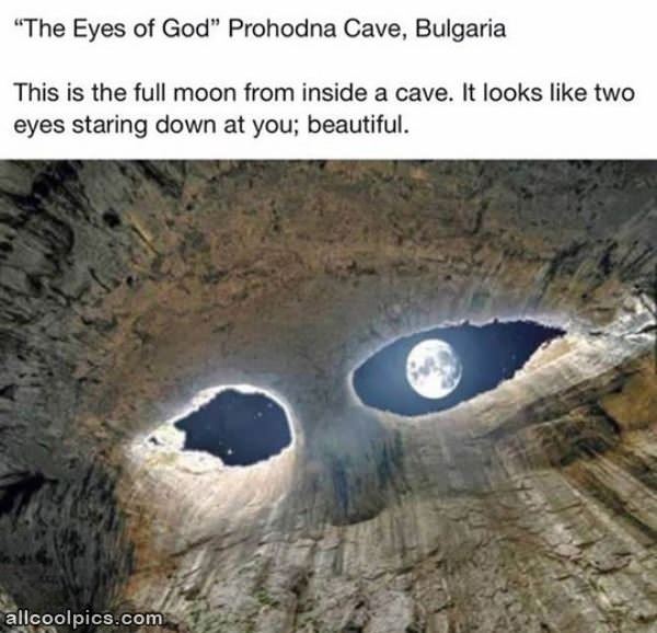 Cool Eyes Cave Full Moon