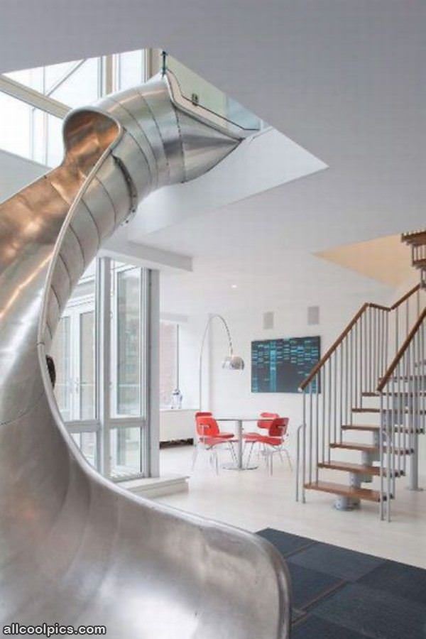 Cool Slide In The House