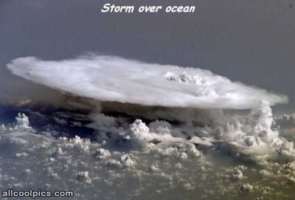 Cool Storm Over The Ocean