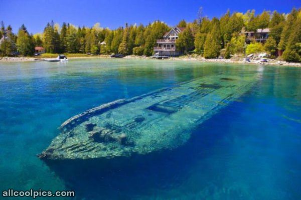 Cool Under Water Ship