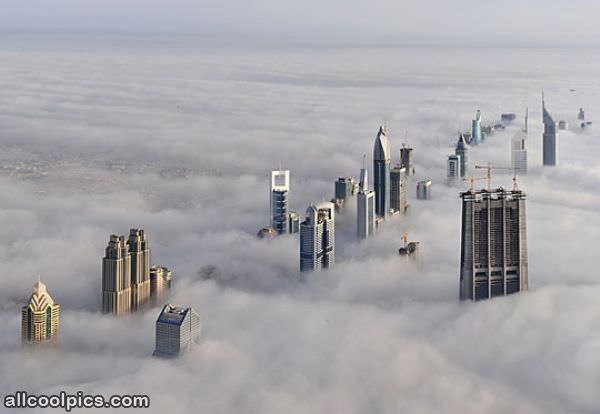 Dubai On A Cloudy Day