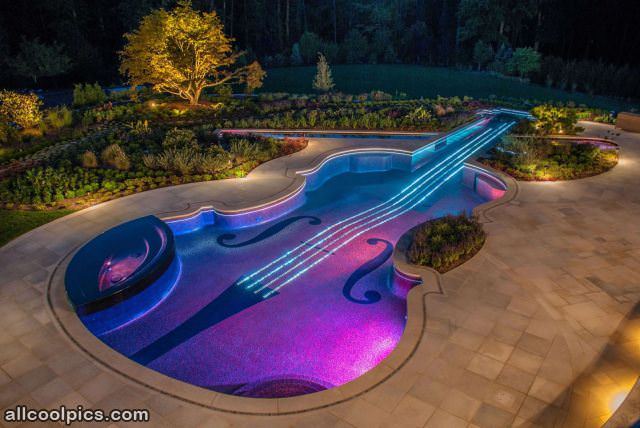 Guitar Shaped Pool