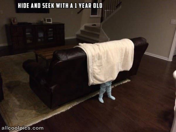Hide And Seek With A 1 Year Old