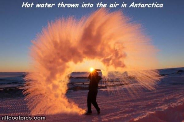 Hot Water In The Air