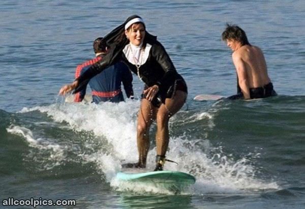 Surfing Nun