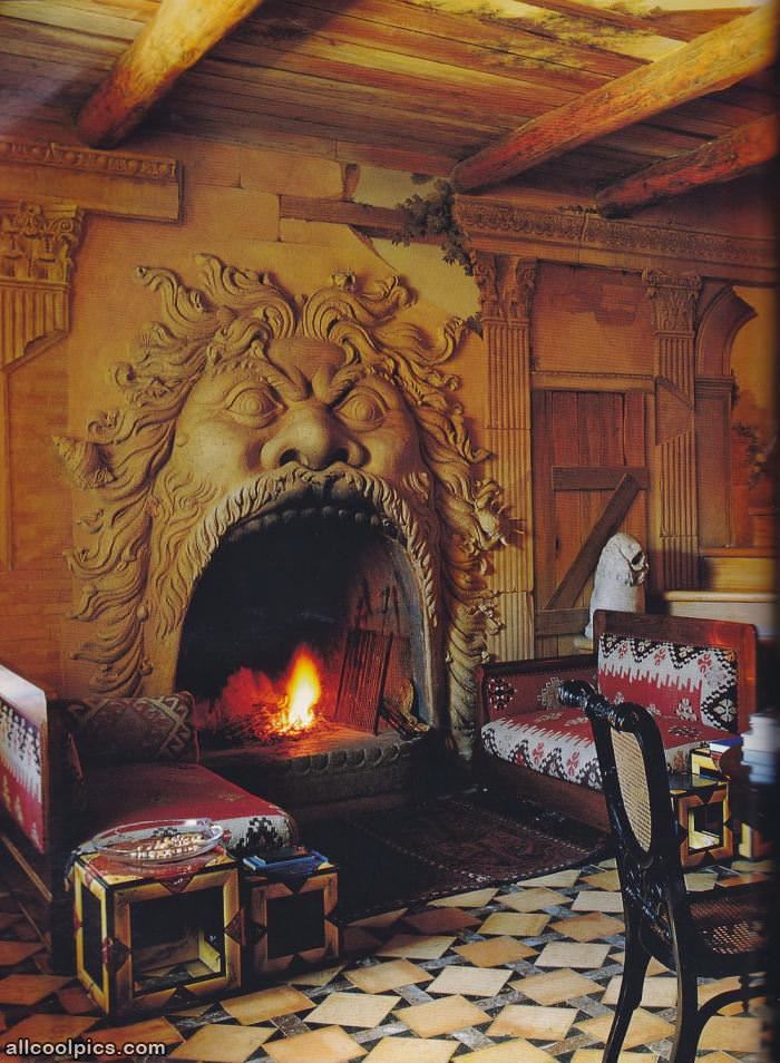 That Is A Cool Fireplace