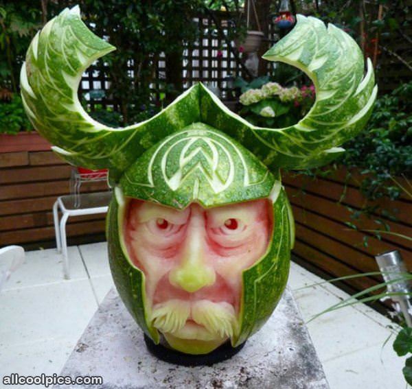 Very Cool Watermelon Carving