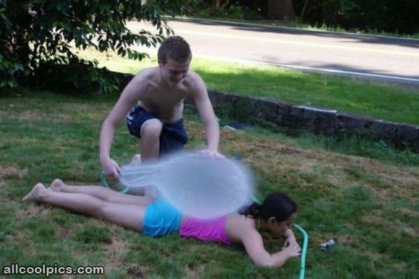 Water Balloon Expoding